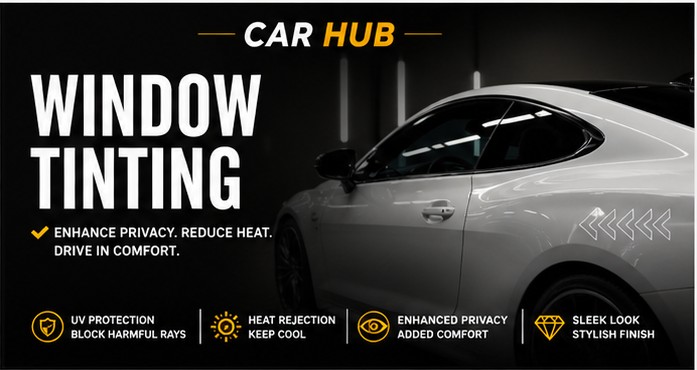 Professional window tinting — heat and UV rejection Macomb MI